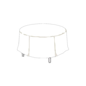 Nappe Ronde Nappage Blanc